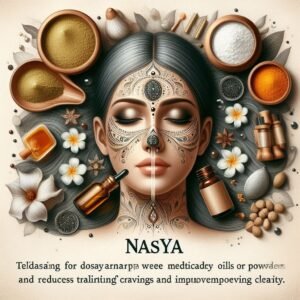 Nasya treatment for weight loss