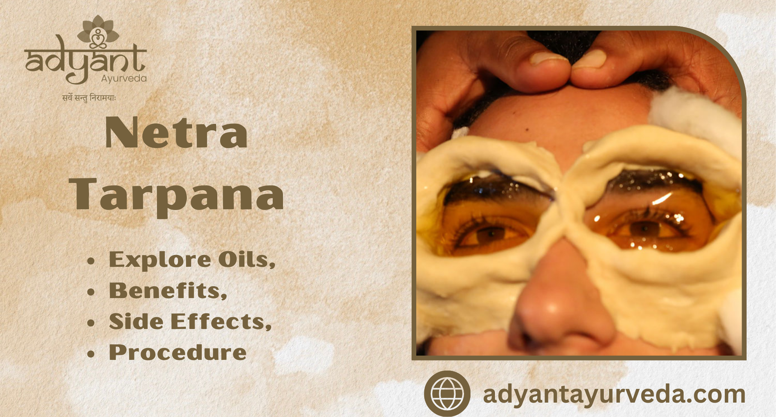 Read more about the article Netra Tarpana Bangalore: Explore Oils, Benefits, Side Effects, and Procedure